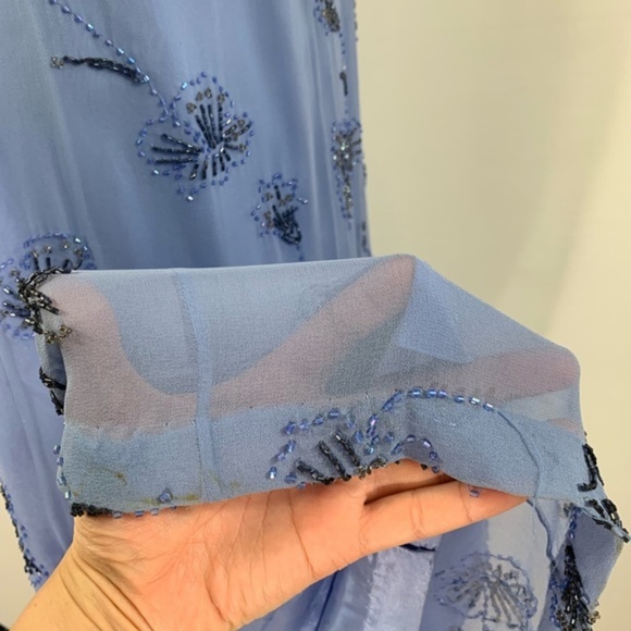 Beaded Formal Dress Vintage Silk Alyce Designs - Picture 8 of 8